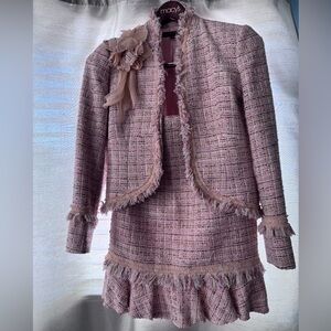 Anne Klein 4p blazer and skirt set